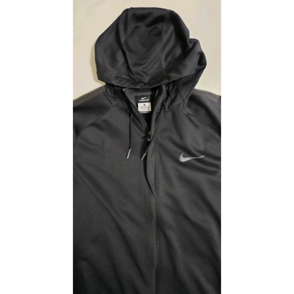 Nike Elite Zip Up Jacket, Therma Fit, Mens Xl, Cuffs Need Cleaned.